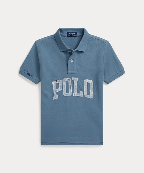 ボーイズ 2才～7才)ロゴ コットン メッシュ ポロシャツ｜ポロ ラルフ