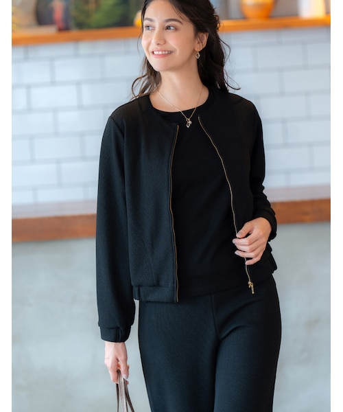 ジップアップブルゾン｜スポーティフの通販｜&mall（アンドモール