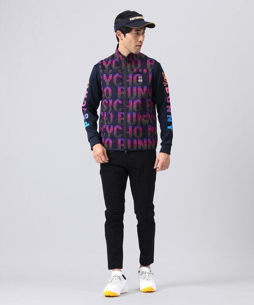 GOLF] ドットプリント リバーシブル ベスト｜サイコバニーの