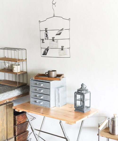 スチール4ドロワーボックス／ジェントルシルバー｜サリュの通販｜&mall