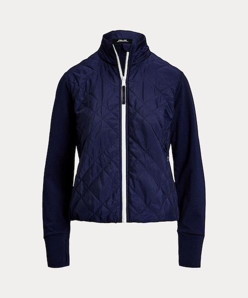 RLX）ハイブリッド キルテッドフロント テリー ジップ ジャケット