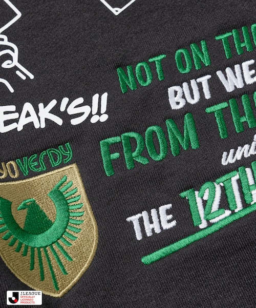 J.LEAGUE × FREAK'S STORE 別注SUPPORTERS ZIP HOODIE【東京ヴェルディ