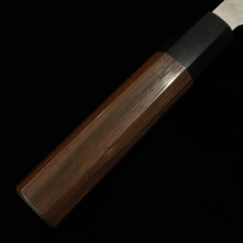 二唐刃物鍛造所 NIGARA SPG STRIX 槌目ダマスカス ペティ 紫檀柄 (120