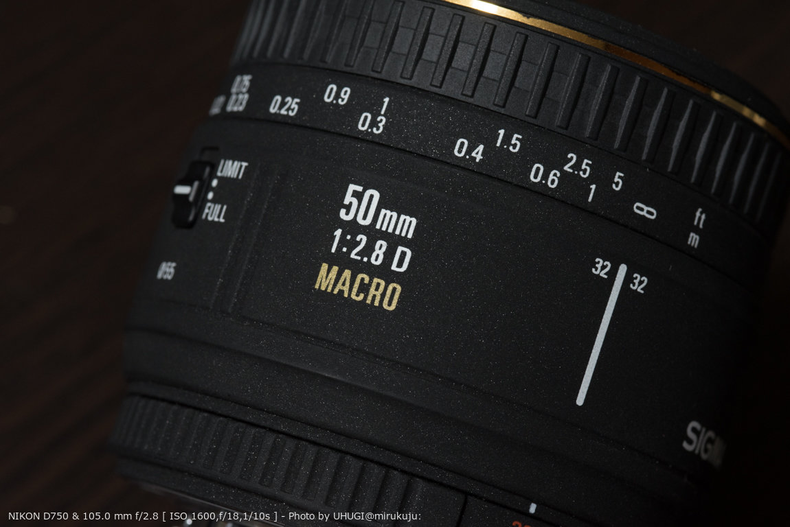 Sigma Macro 50mm F2.8D EXを入手しました – mirukujuː ミルクユー