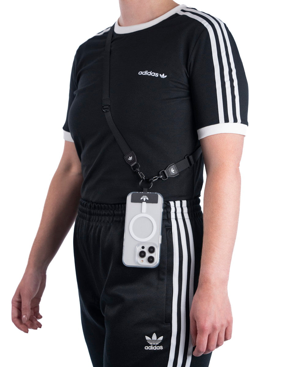 ネックストラップ Necklace Wide ブラック/ホワイト – MiraiSell