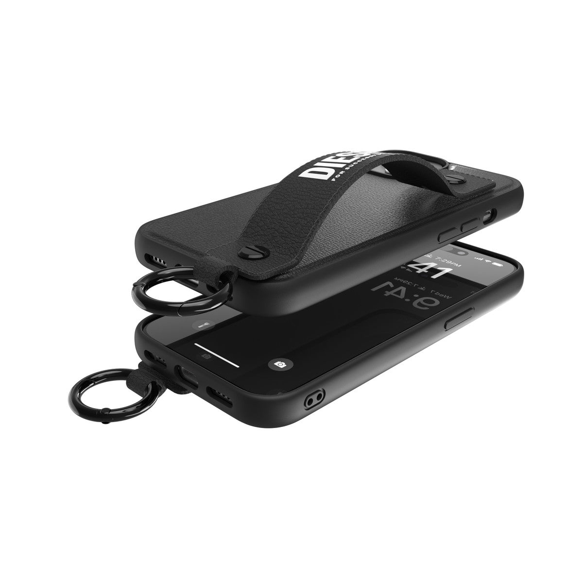 iPhone15ケース ハンドストラップ ブラック – MiraiSell Selection