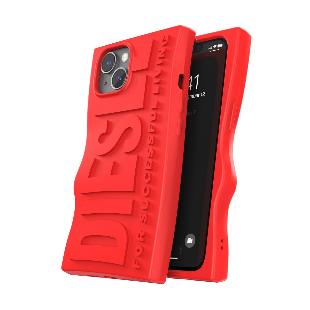 iPhone14/13ケース D By Silicone レッド – MiraiSell Selection