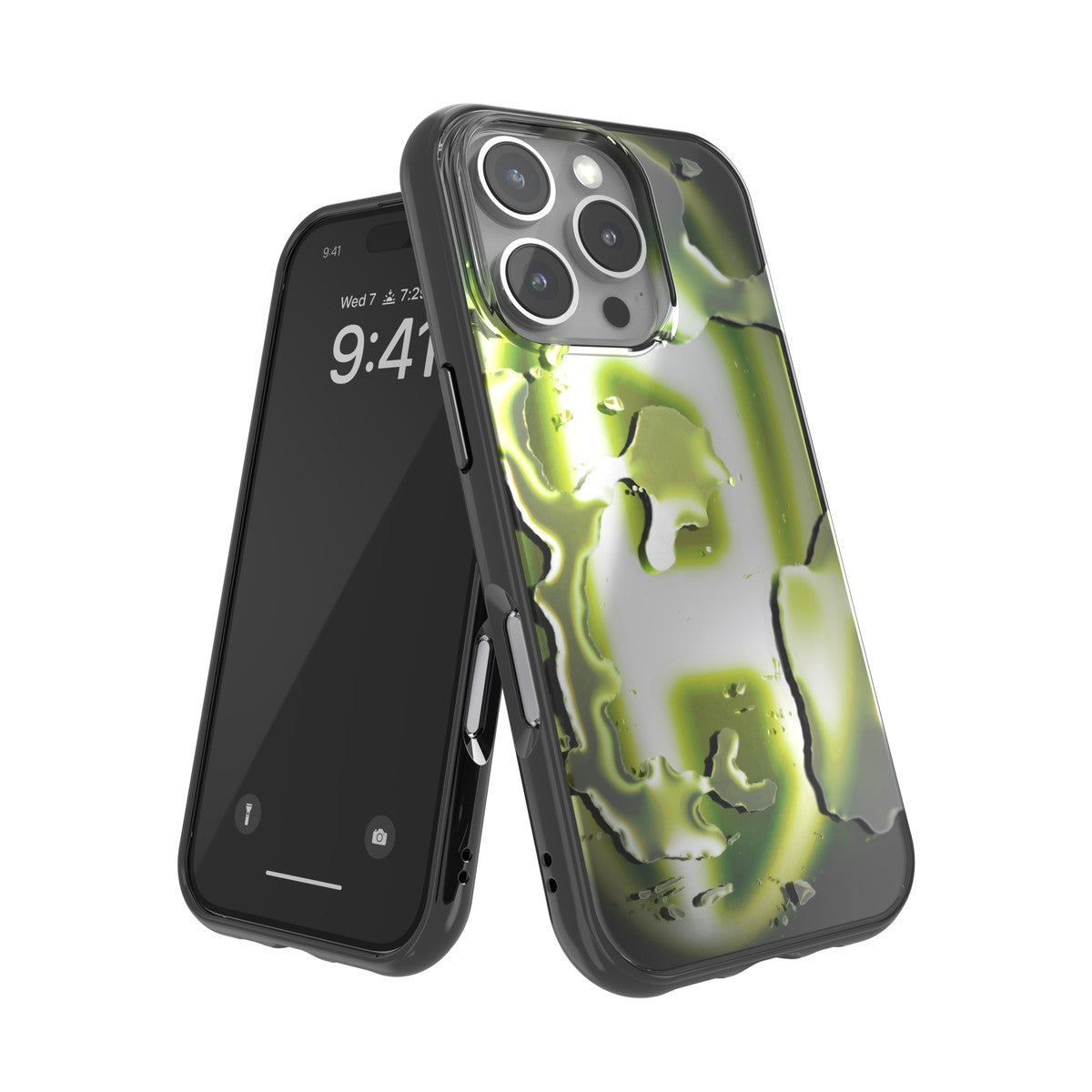 iPhone 16 Proケース Oval D Neon ブラック/イエロー – MiraiSell