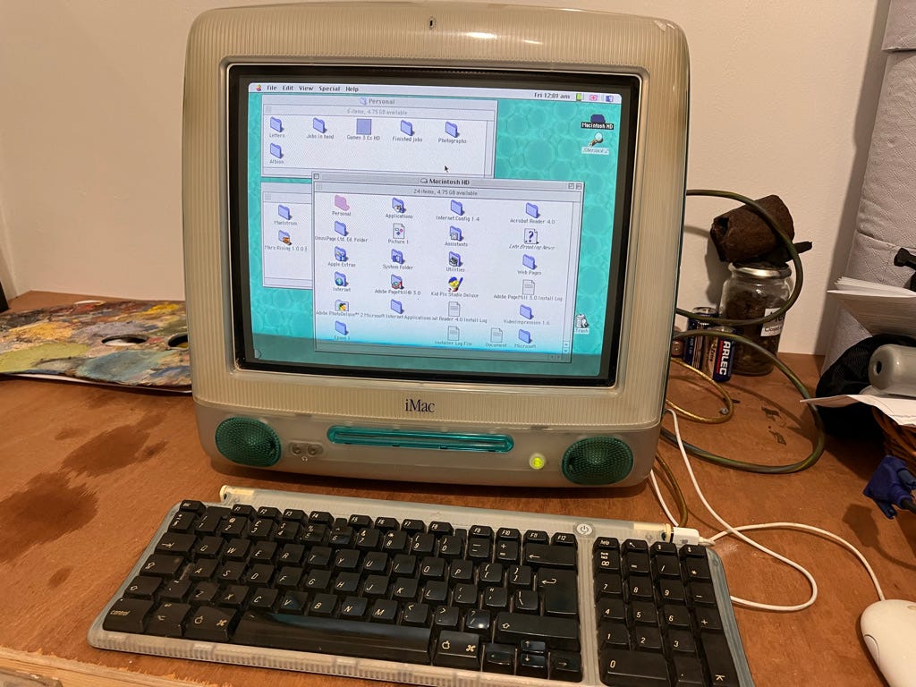 iMac G3 — a restored family heirloom | by Chris A Tye | Medium