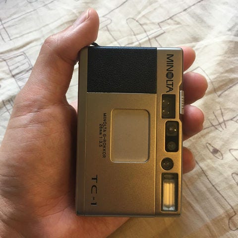 MINOLTA TC-1 ~ The Best 28mm P&S cameras ever made | by LI Sam