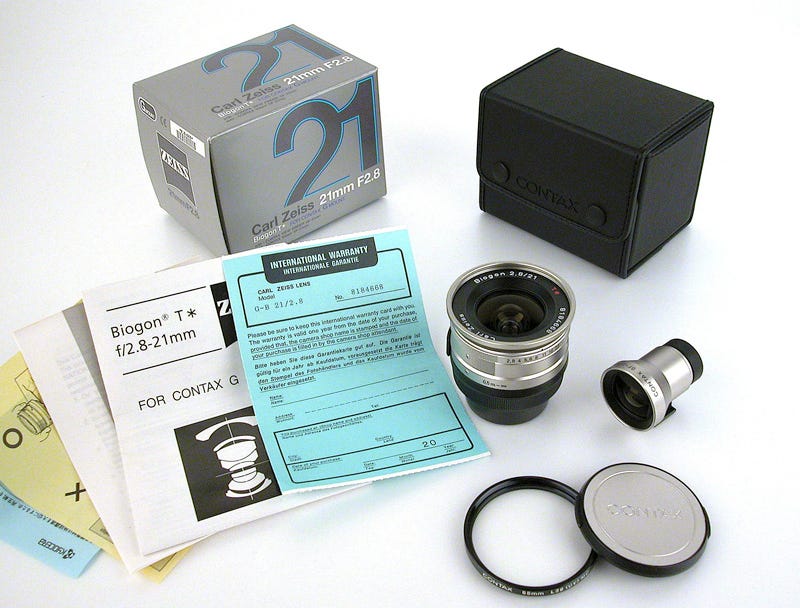 Carl Zeiss Contax G Biogon T* 21mm F2.8 ~~Classical Rangefinder