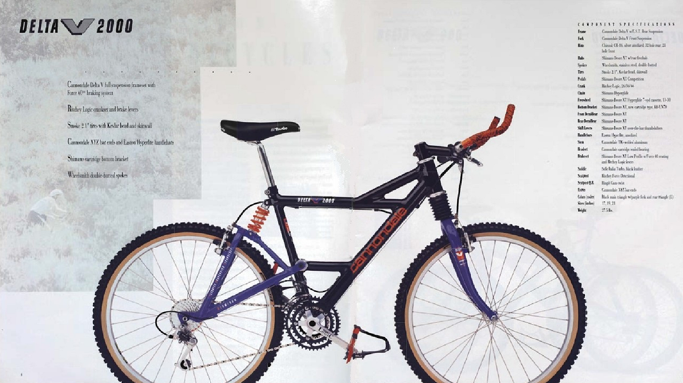 The 1992 Cannondale Delta V 2000: The Revolutionary Pretty-Ugly