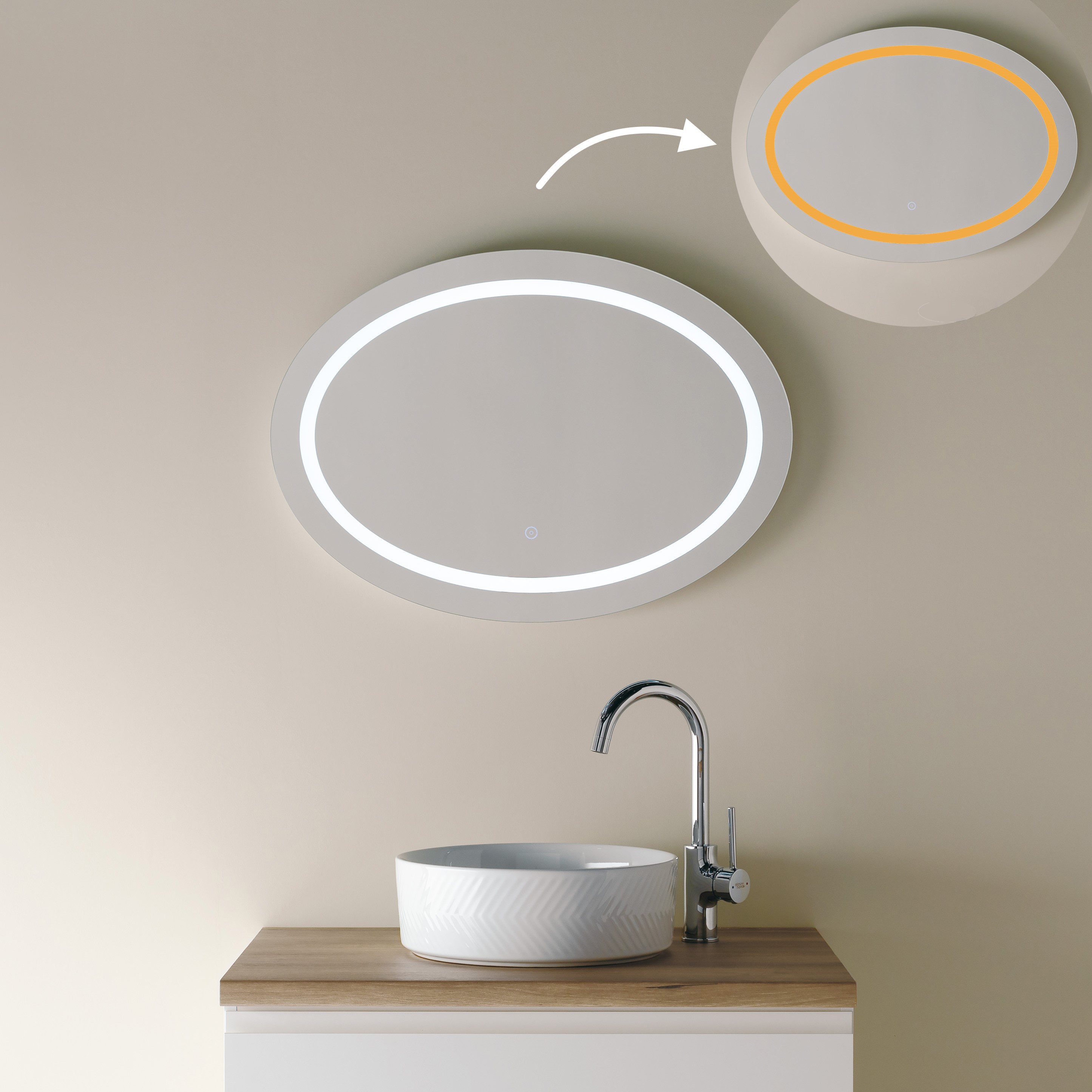 湯水混合自動水栓 FAM002-BS｜おしゃれな洗面ボウル(洗面器)通販サイト