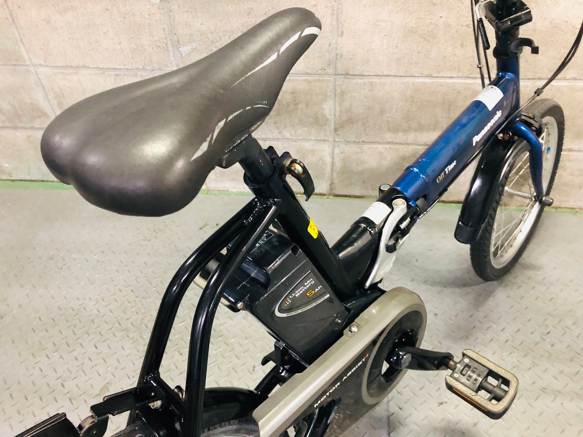 電動自転車 パナソニック オフタイム 折りたたみ 18×20 インチ 5Ah