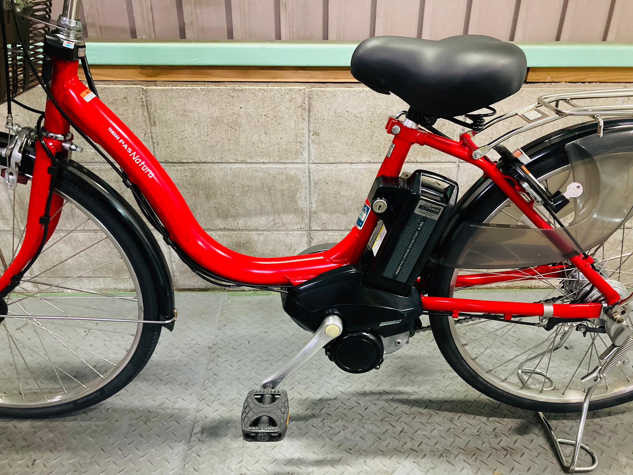 SOLD OUT】電動自転車 ヤマハ PAS Natura 24インチ 8.7Ah レッド