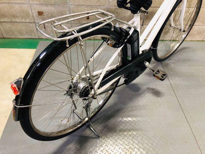 SOLD OUT】電動自転車 YAMAHA PAS CITY 白 8段変速 大容量バッテリー