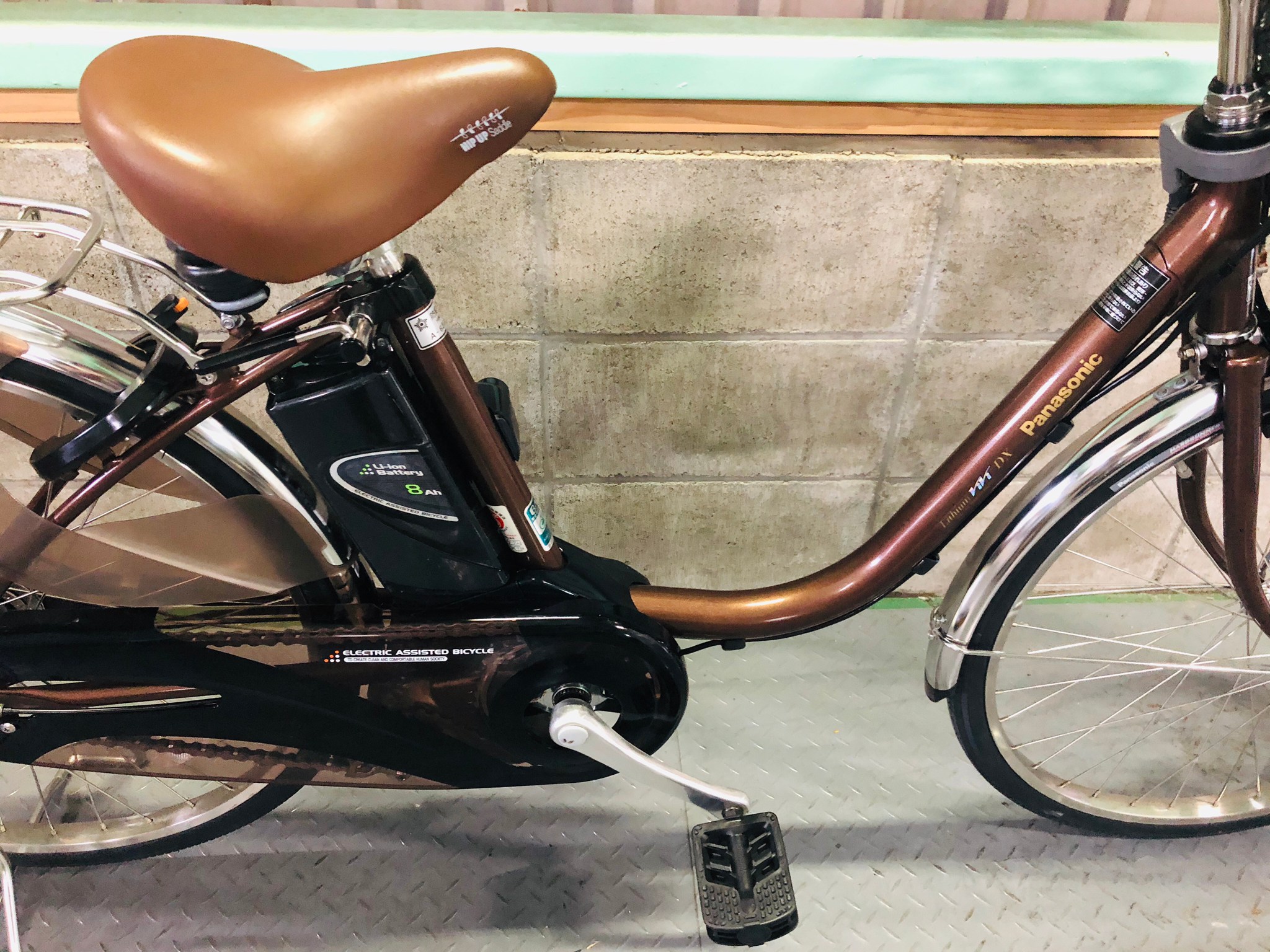 SOLD OUT】電動自転車 パナソニック リチウムビビDX 24インチ 6.6Ah 茶