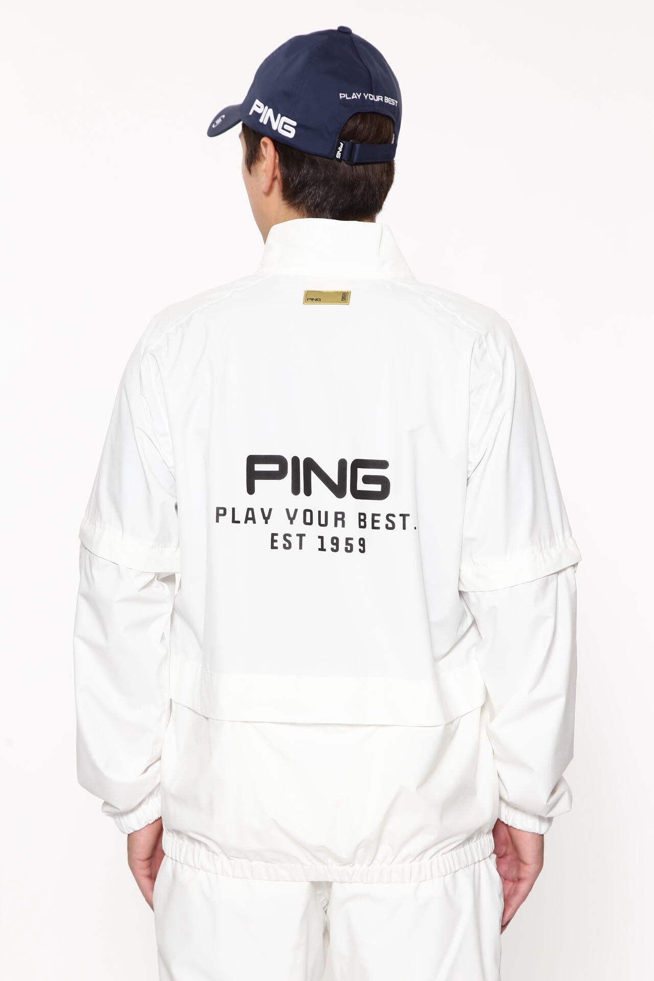 PING APPAREL】ダーミザクスレインウェアトップ&ボトムセット ＜GOLD