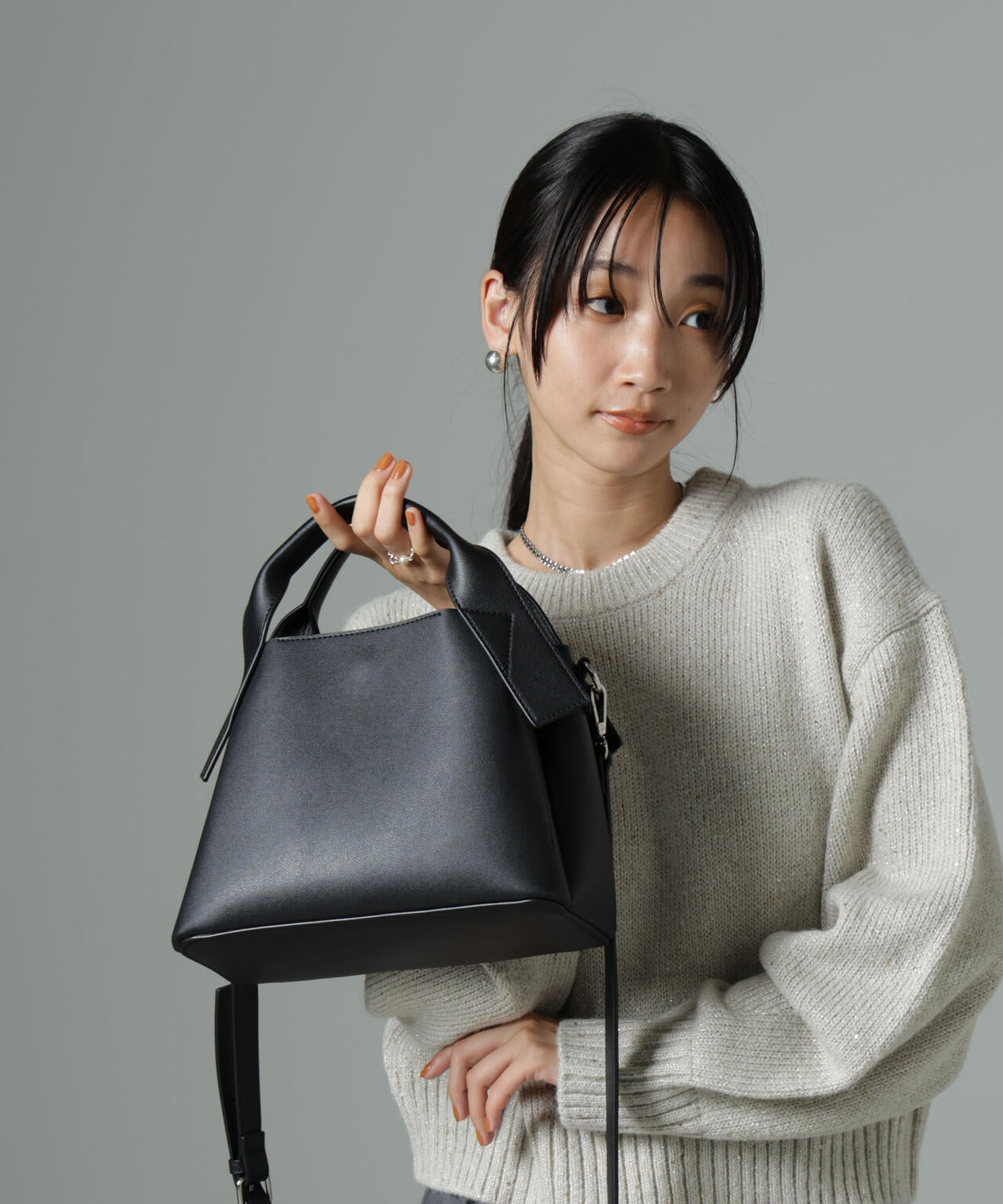 WEB限定/アウトハンドルデザイントートバッグ | NANO universe（ナノ