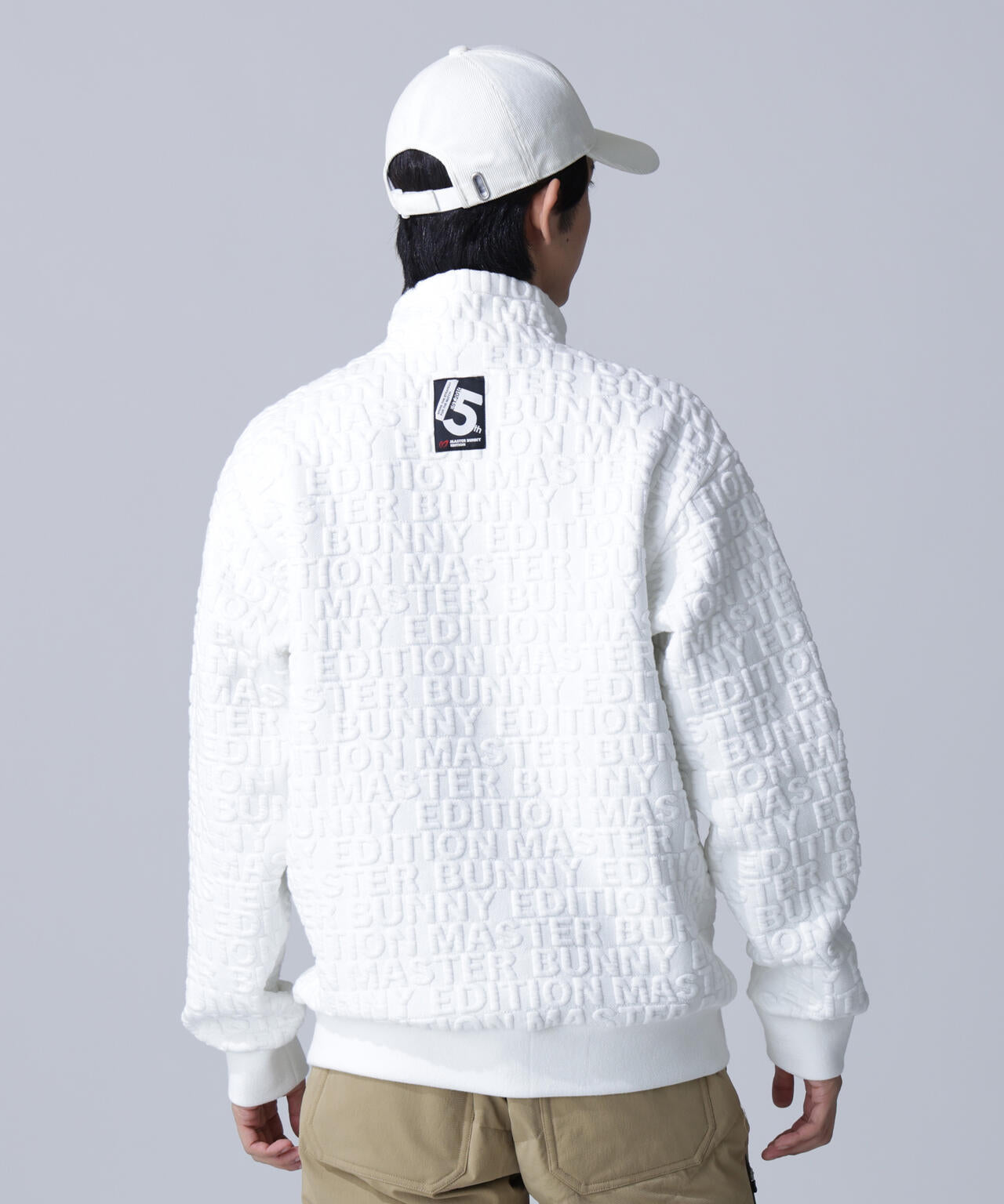 ロゴキルトジャガードハーフジップアップ | MASTER BUNNY EDITION