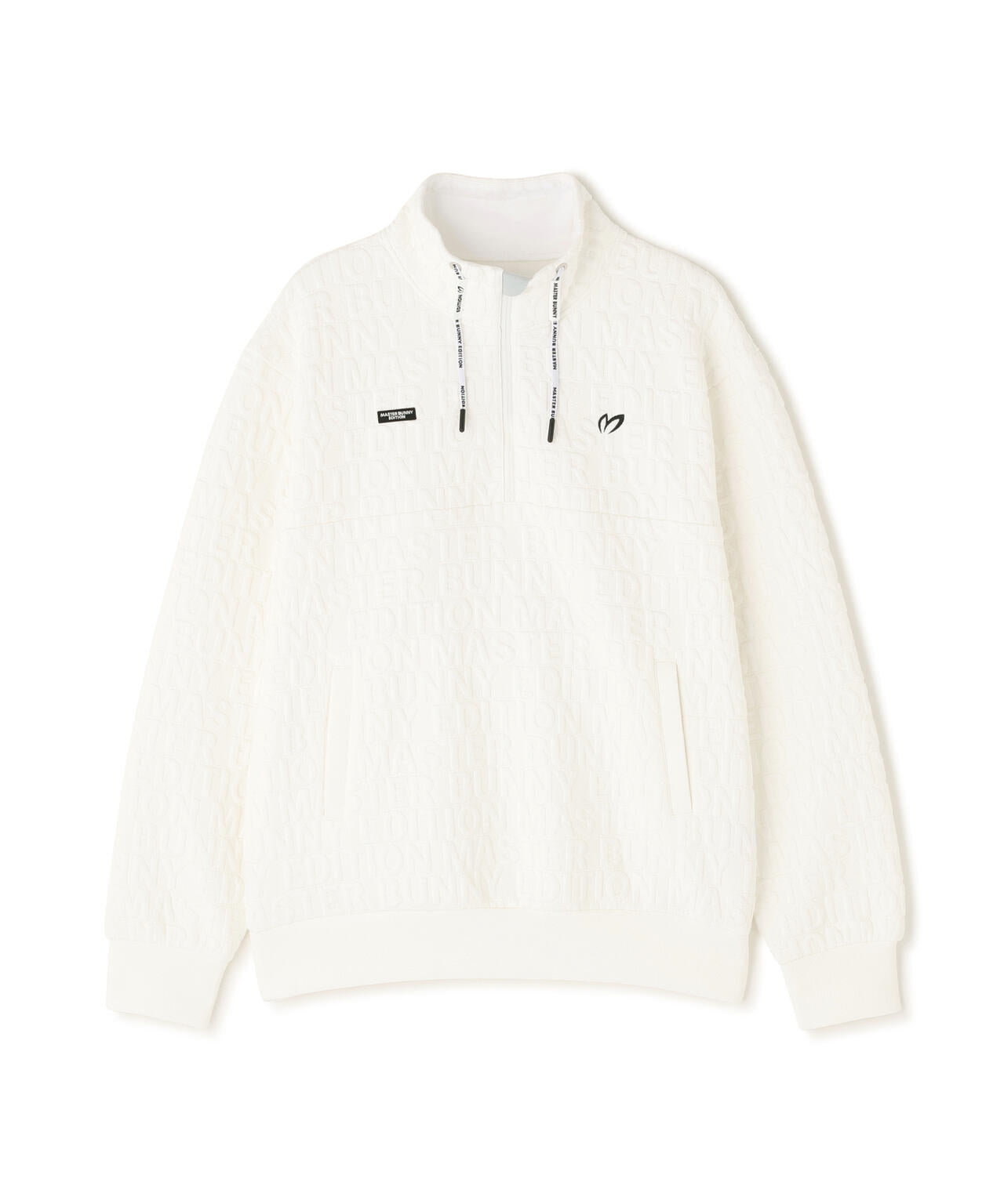 ロゴキルトジャガードハーフジップアップ | MASTER BUNNY EDITION