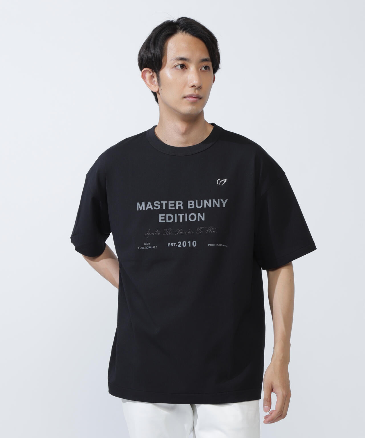 E.EARH ストレッチジャージ半袖Tシャツ | MASTER BUNNY EDITION