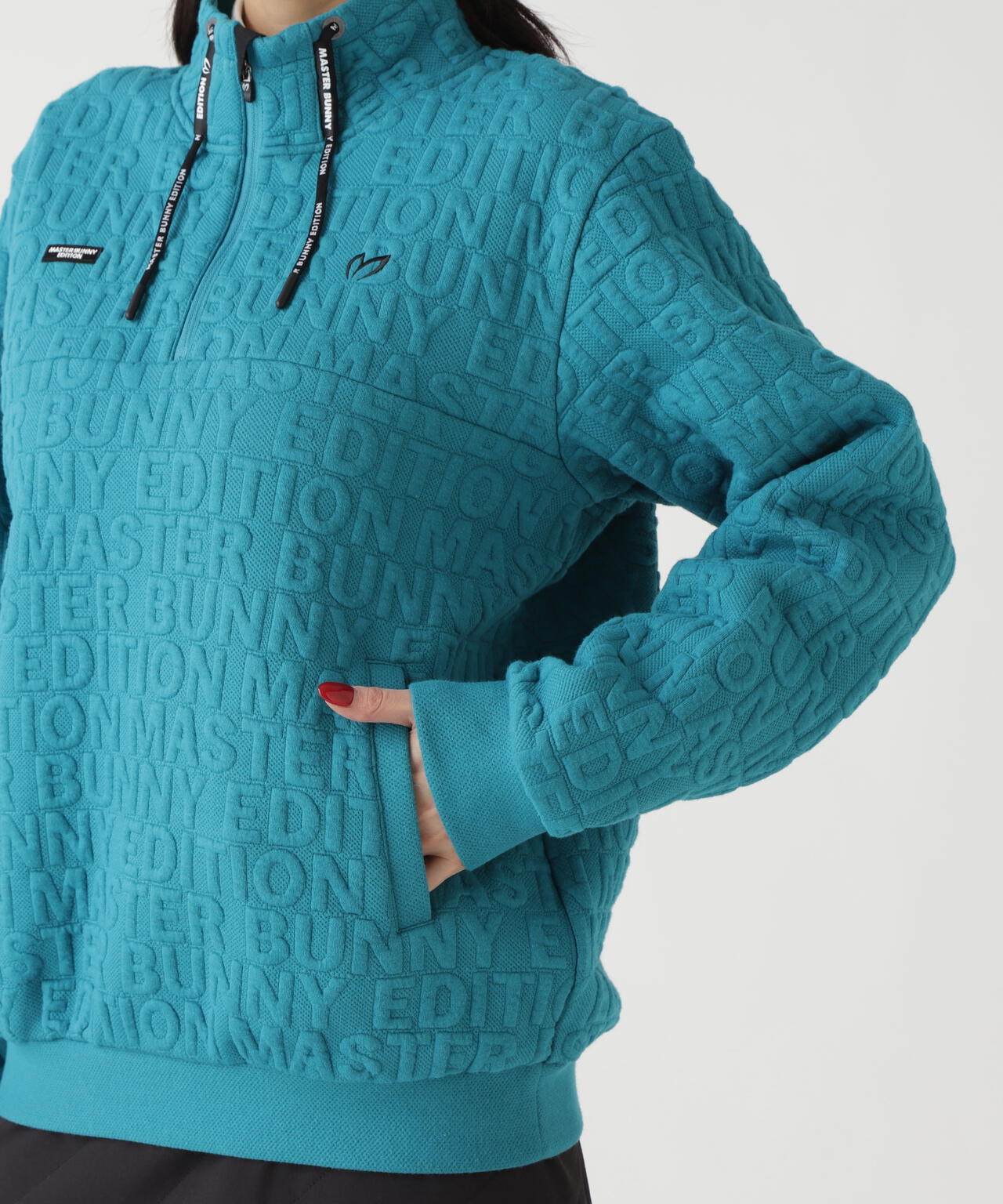 ロゴキルトジャガードハーフジップアップ | MASTER BUNNY EDITION