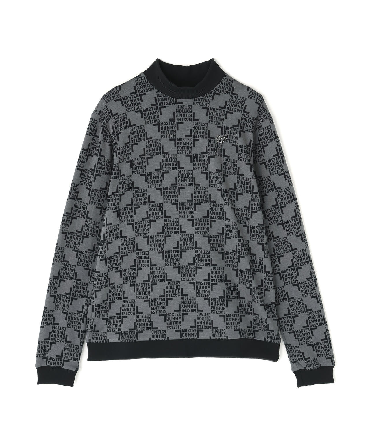 チェッカージャガード裏起毛長袖モックネックカットソー | MASTER