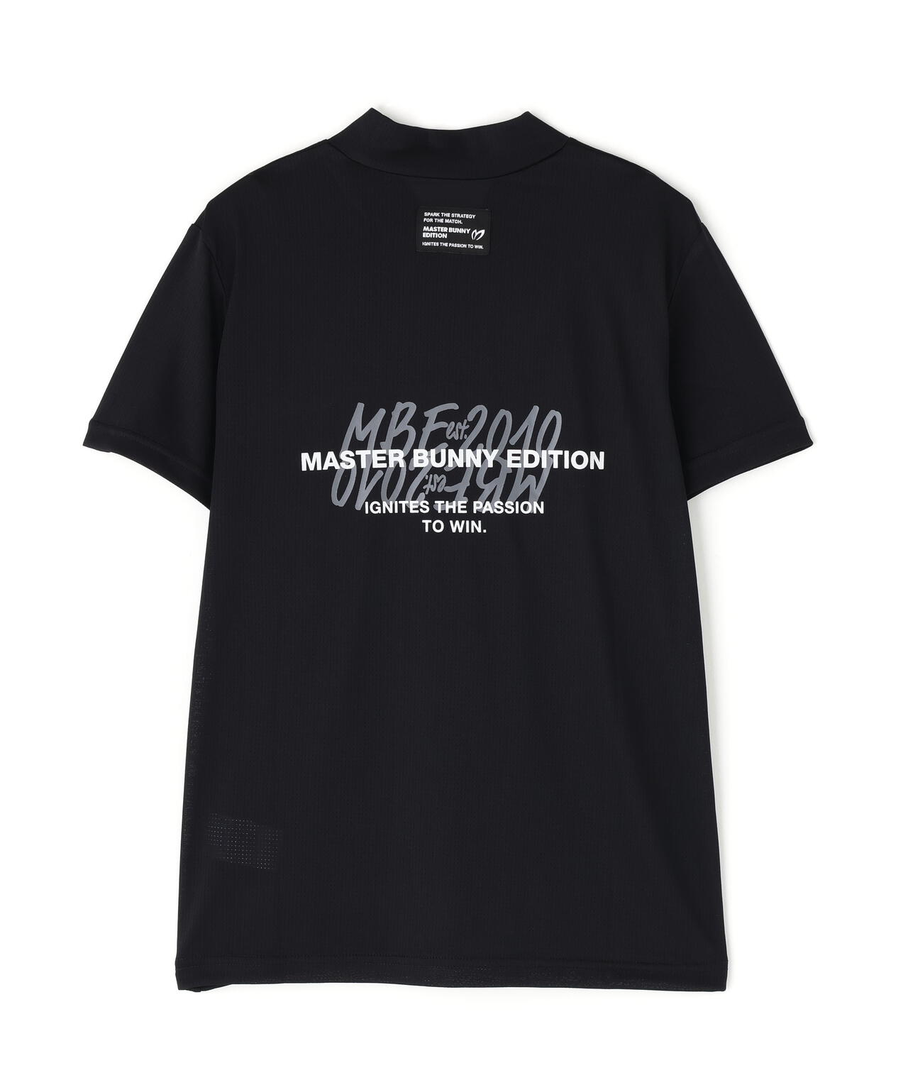 ベアメッシュ半袖モックネックカットソー | MASTER BUNNY EDITION