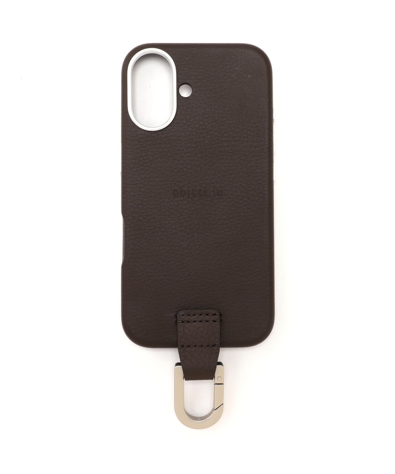 objcts.io/オブジェクツアイオー/カラビナ付きiPhoneケース【iPhone16