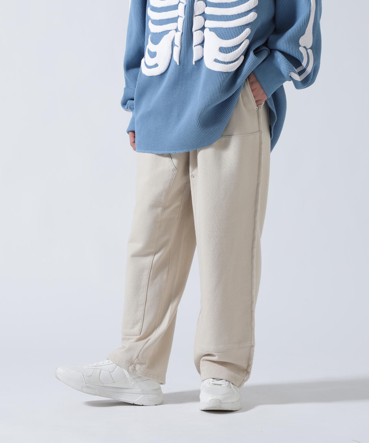 RENOVA/レノバ DOUBLE KNEE SWEAT PANTS ダブルニー スウェットパンツ