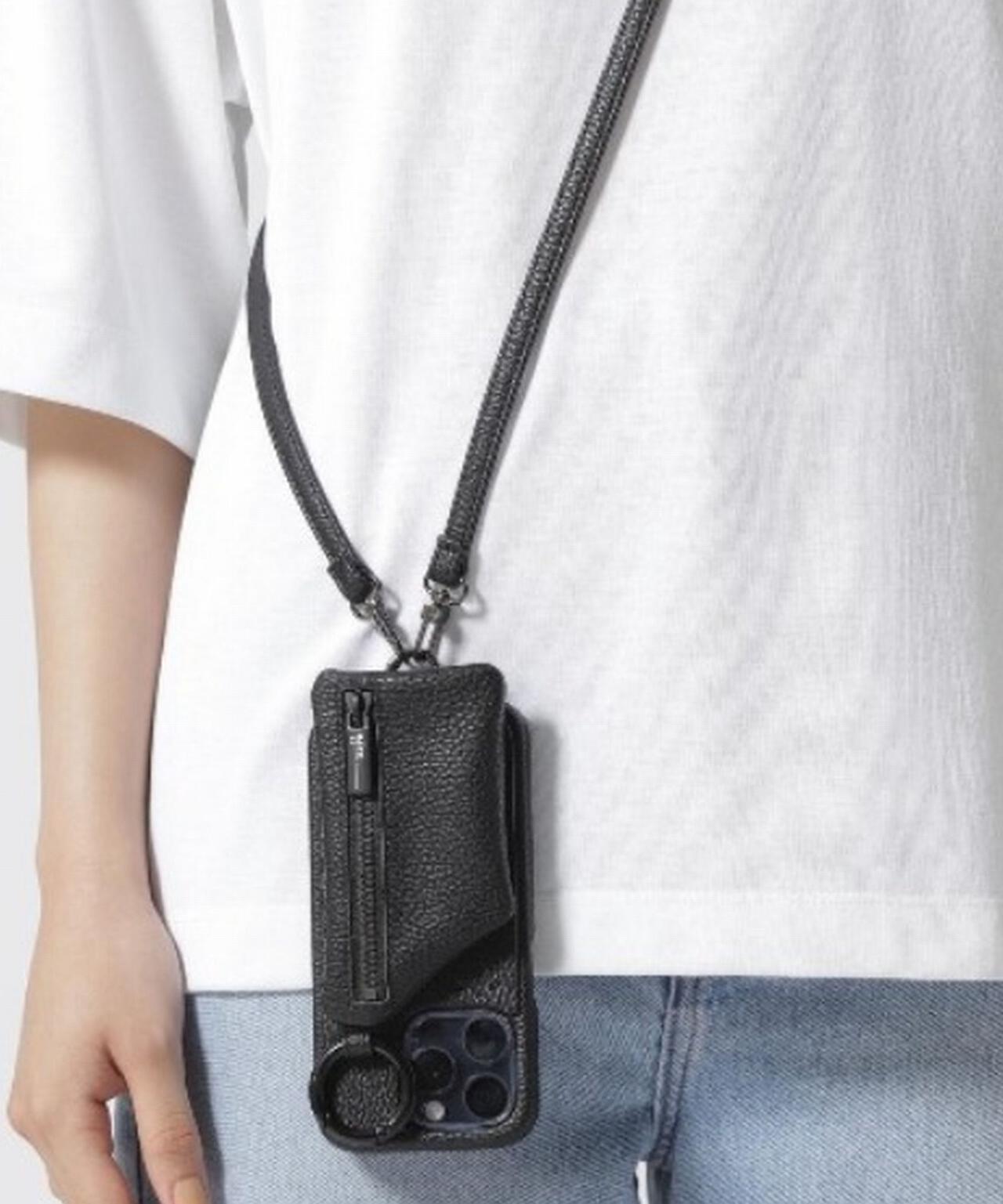 ajew/エジュー/別注【ひも付き】iPhone16_16Pro/BLACK | ROYAL FLASH