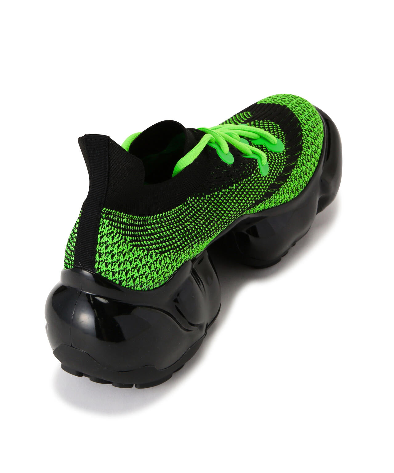 grounds/グラウンズ/MOOPIE EL/BLACK NEON GREEN | ROYAL FLASH