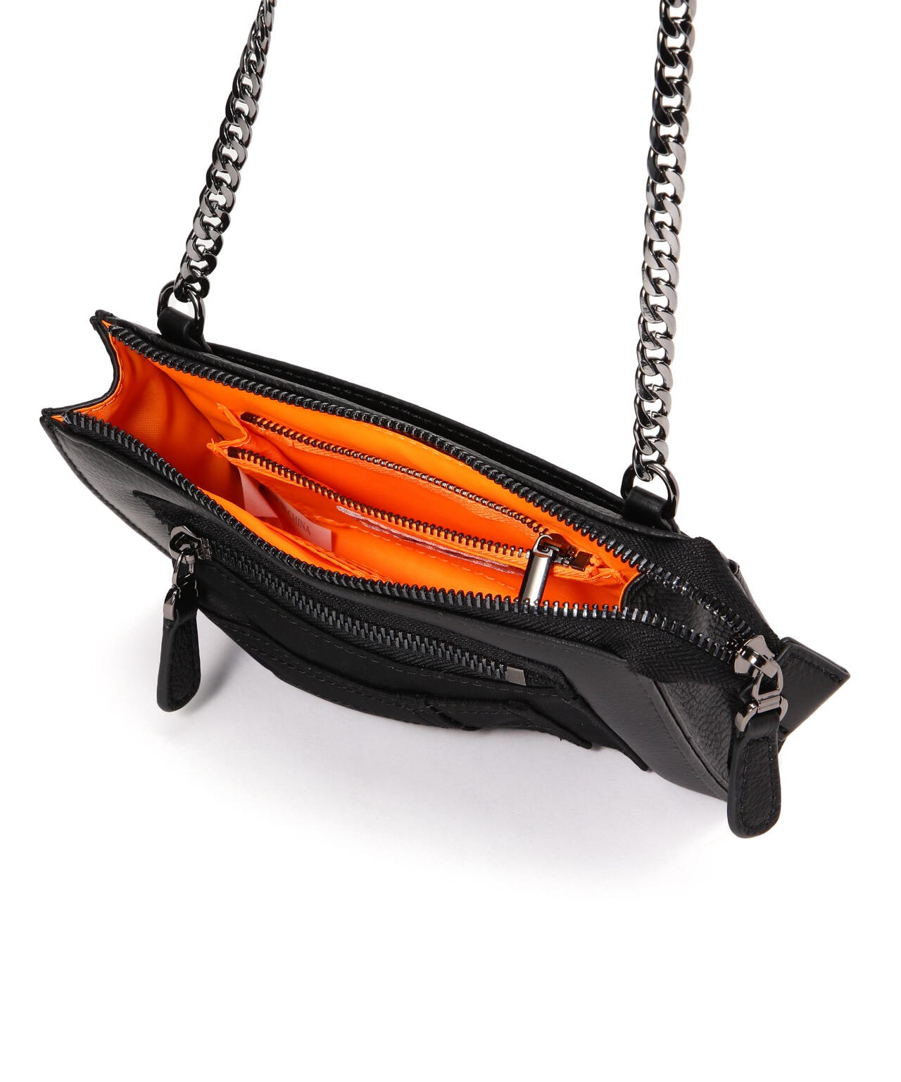 直営店限定】LEATHER CHAIN SHOULDER BAG/レザーチェーンショルダー