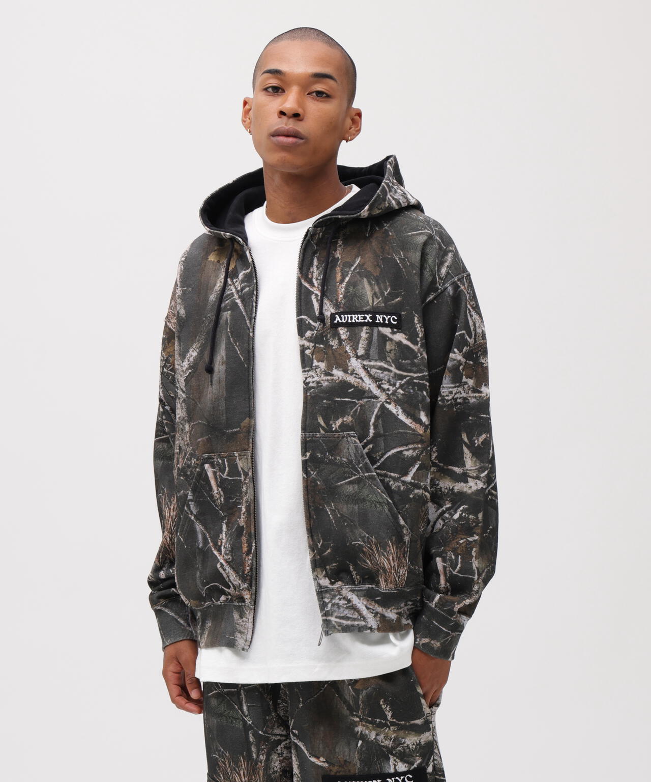 ZIP UP HOODIE ”REAL TREE CAMO” | AVIREX（アヴィレックス） ｜【公式