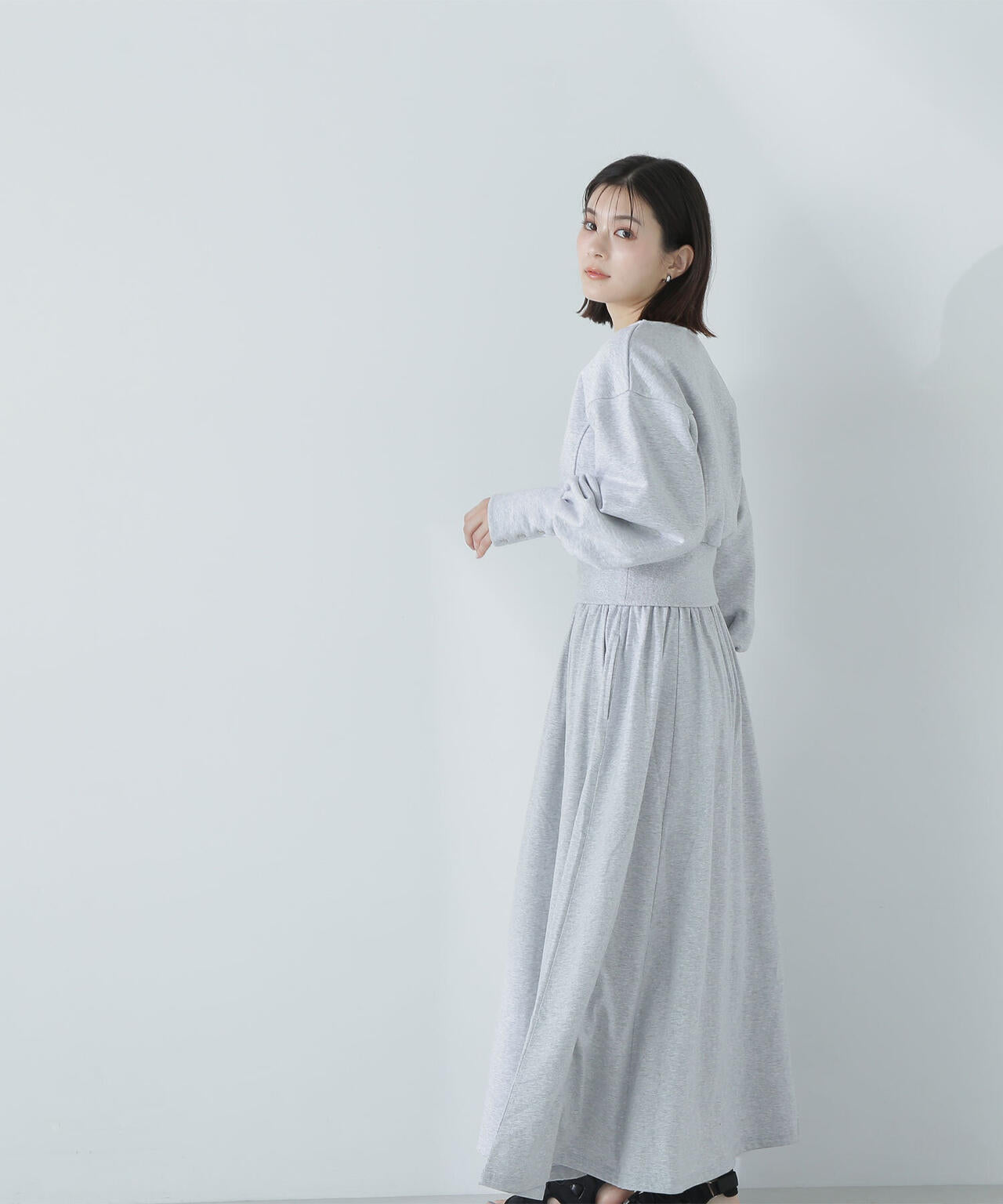 裏毛トップス＆フレアスカート | NATURAL BEAUTY BASIC（ナチュラル