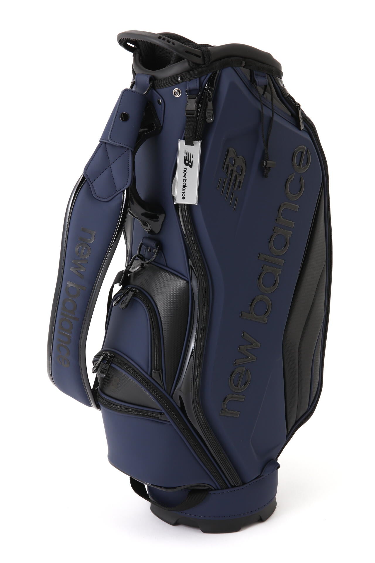 マットPU×エンボスPU×エナメル キャディバッグ(46インチ対応)(9型