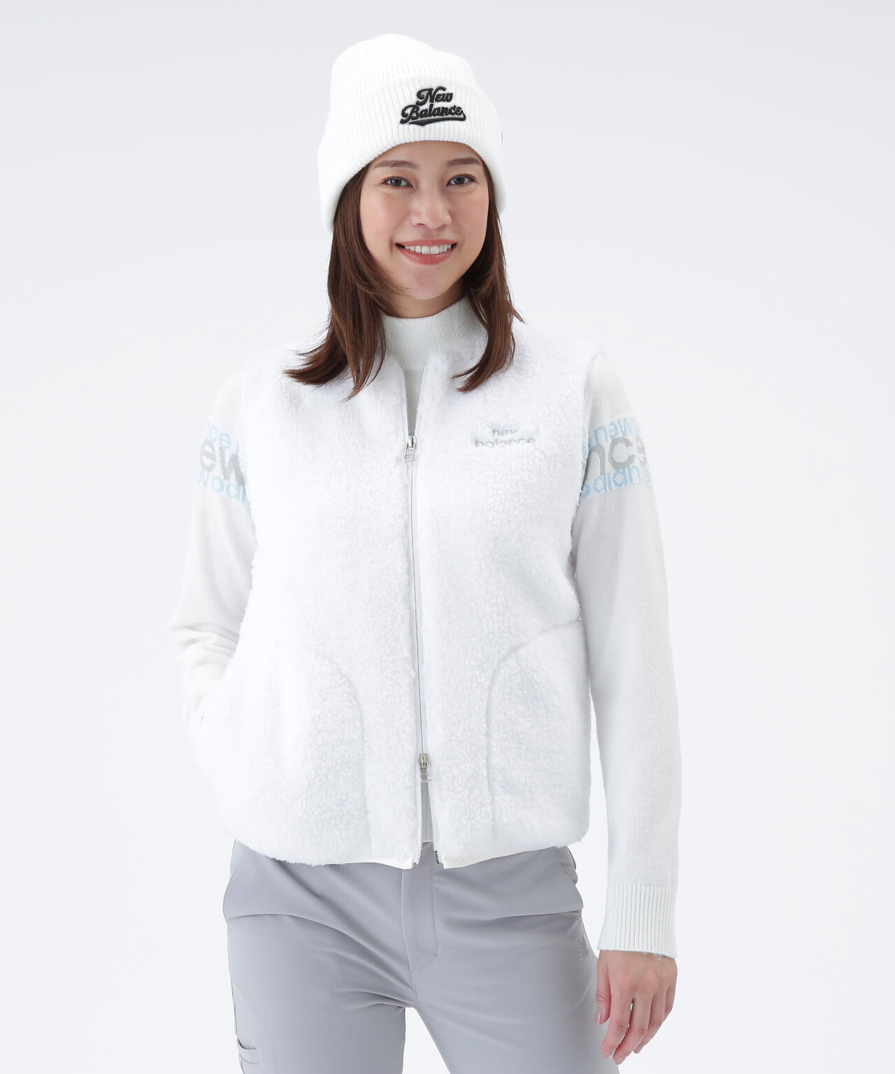 フルジップ ボア ベスト (WOMENS) | new balance golf（ニューバランス