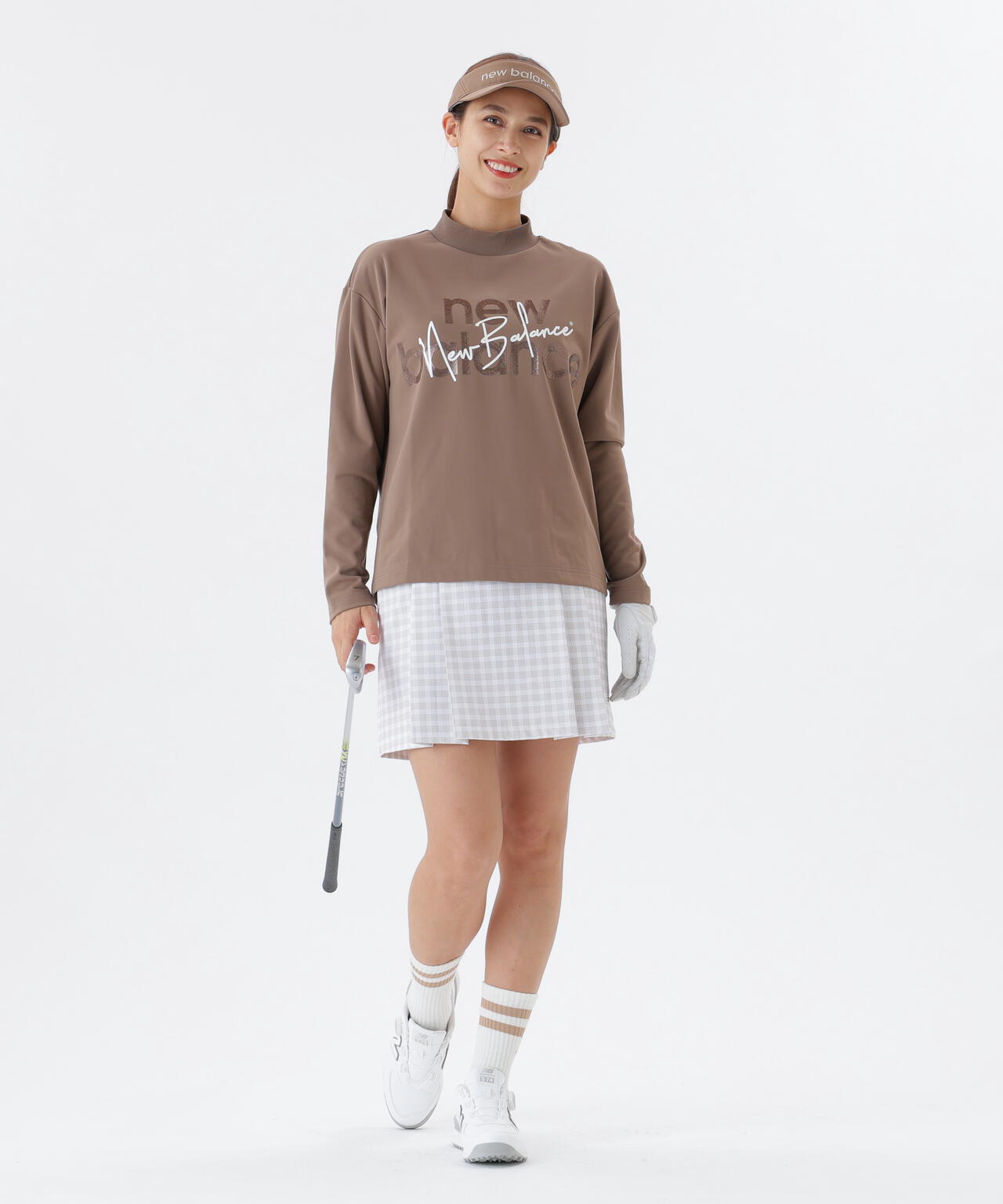 長袖 モックネック プルオーバー (WOMENS) | new balance golf