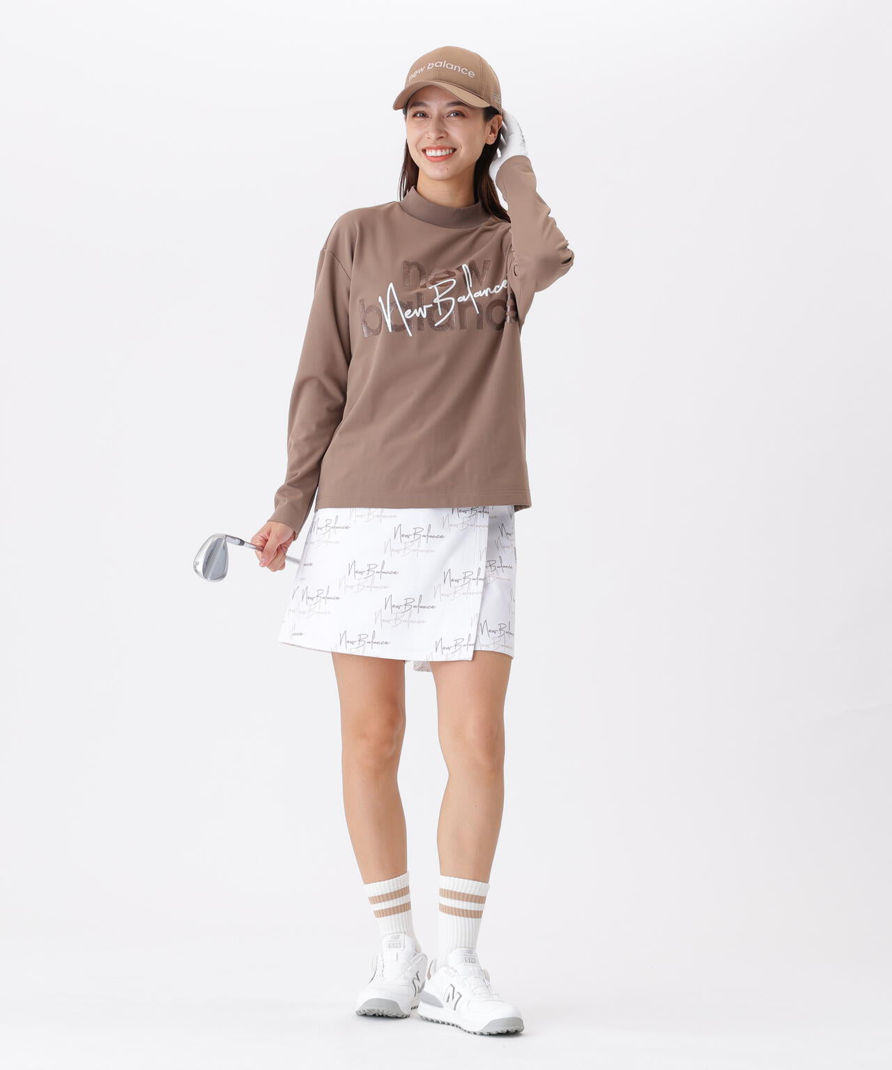 長袖 モックネック プルオーバー (WOMENS) | new balance golf