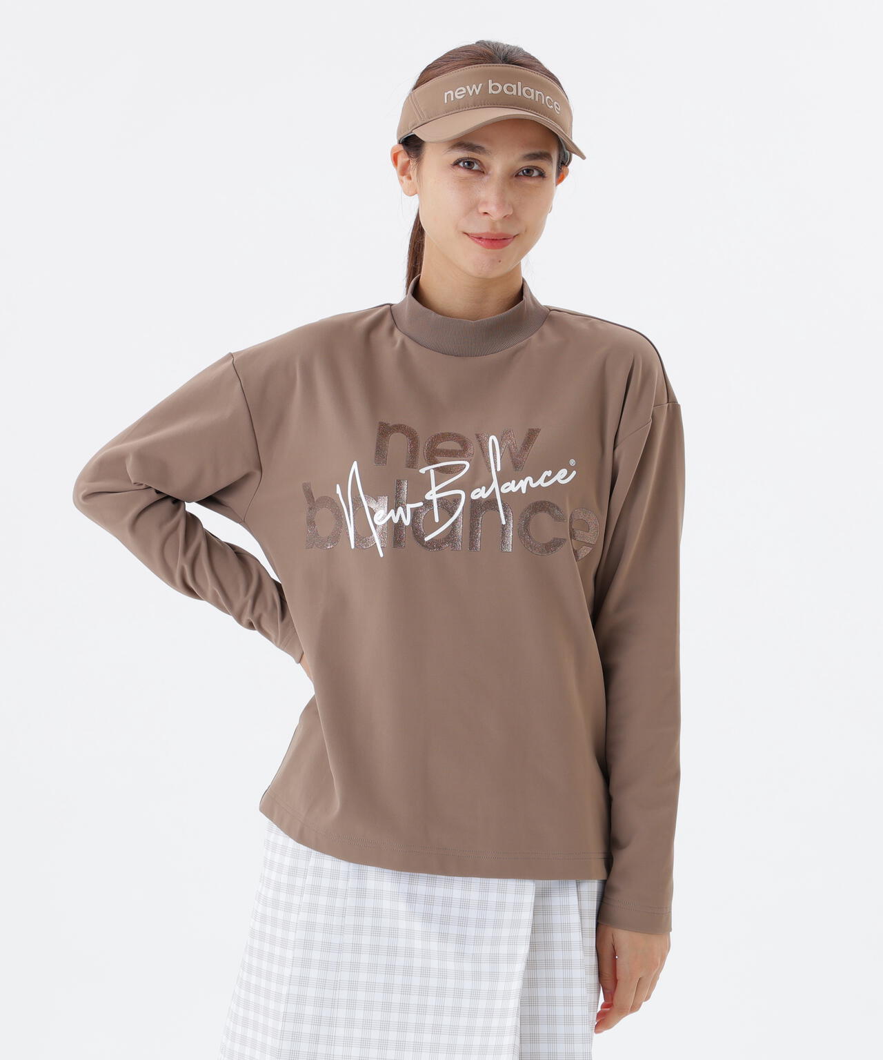 長袖 モックネック プルオーバー (WOMENS) | new balance golf