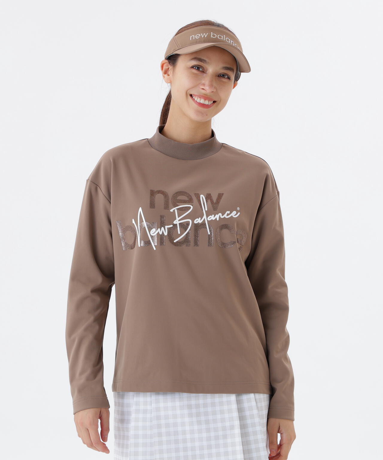 長袖 モックネック プルオーバー (WOMENS) | new balance golf