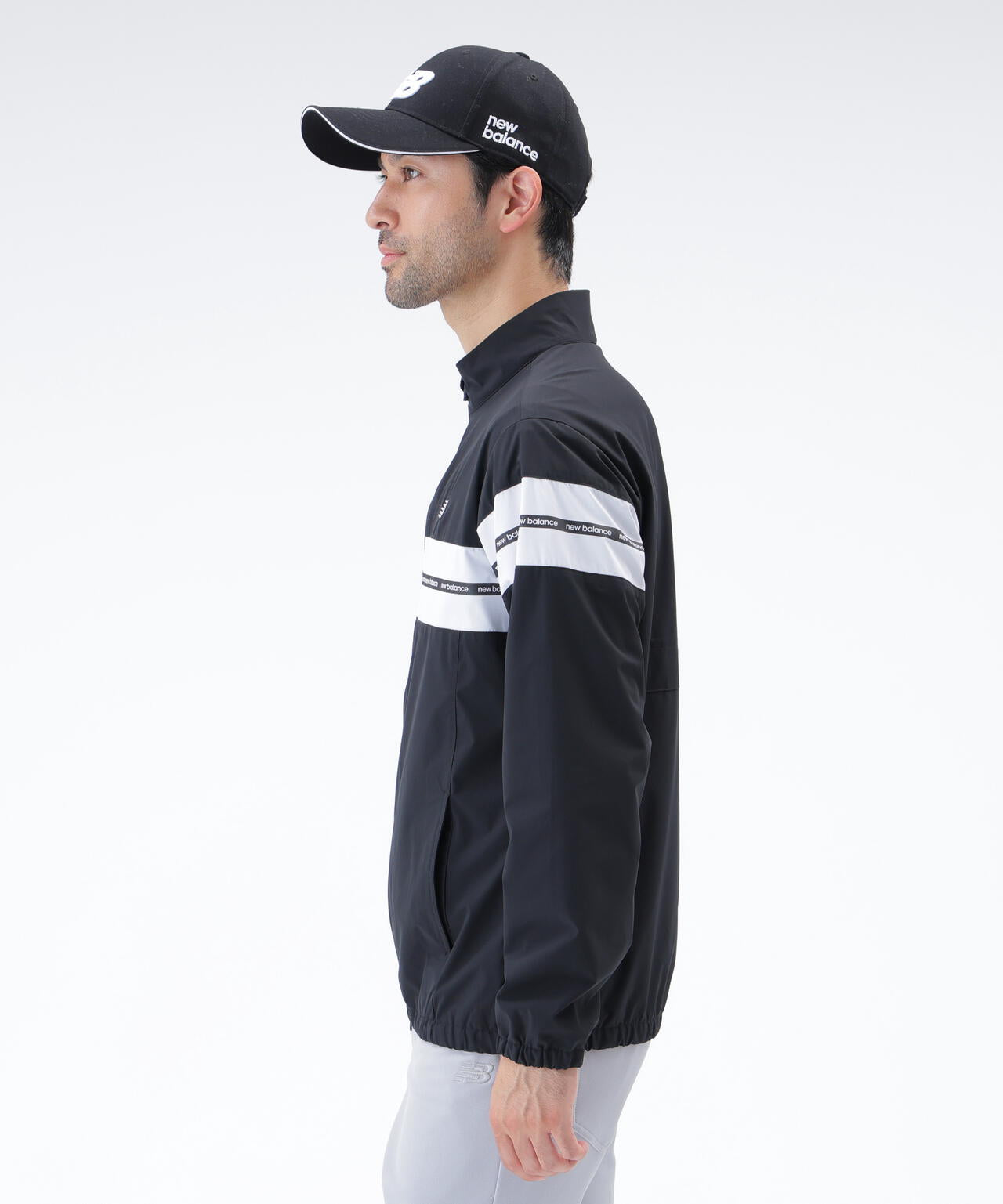 撥水 ストレッチ フルジップ ウインド ブルゾン (MENS) | new balance