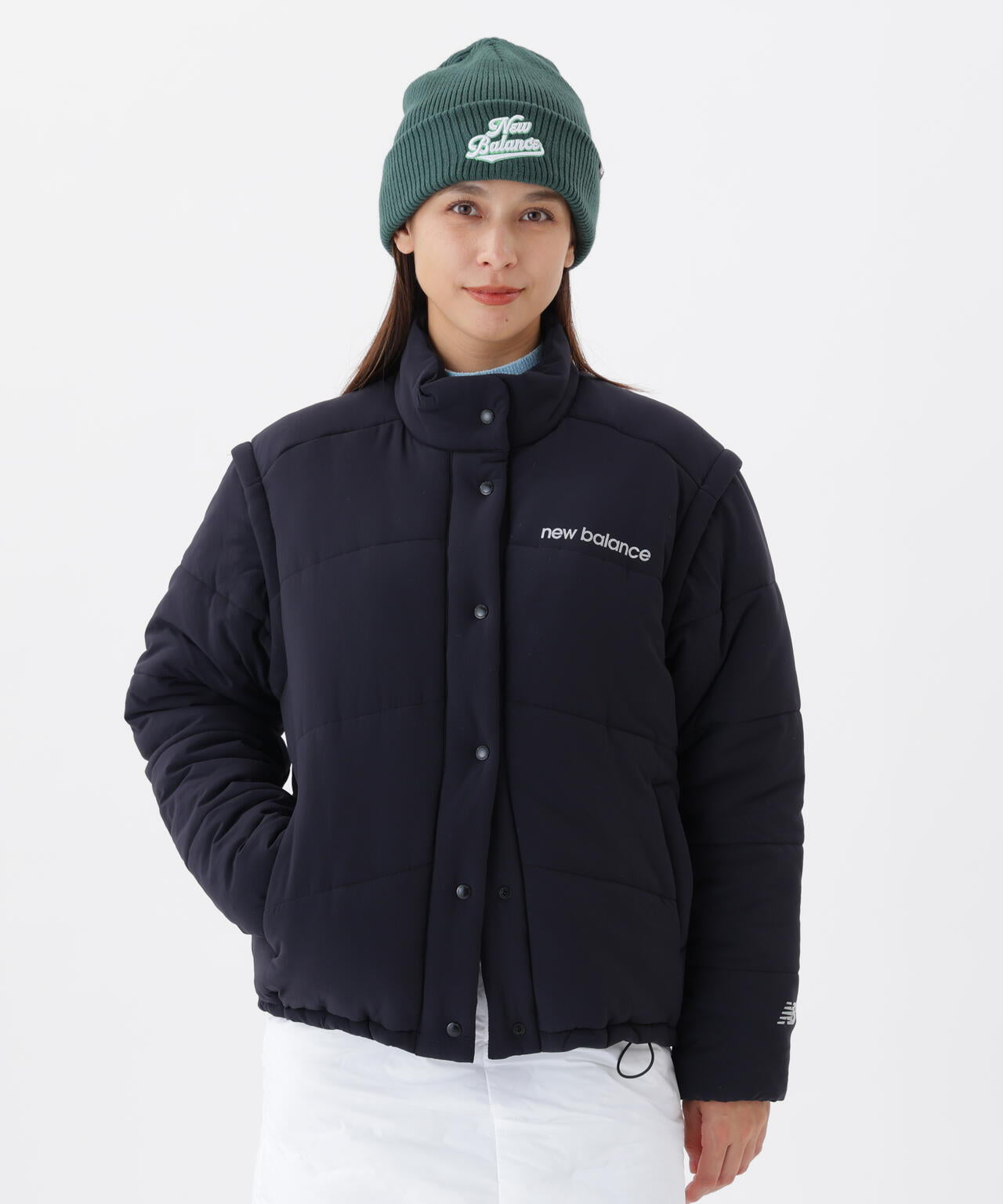 袖脱着2WAY 中綿 フルジップ ブルゾン (WOMENS) | new balance golf