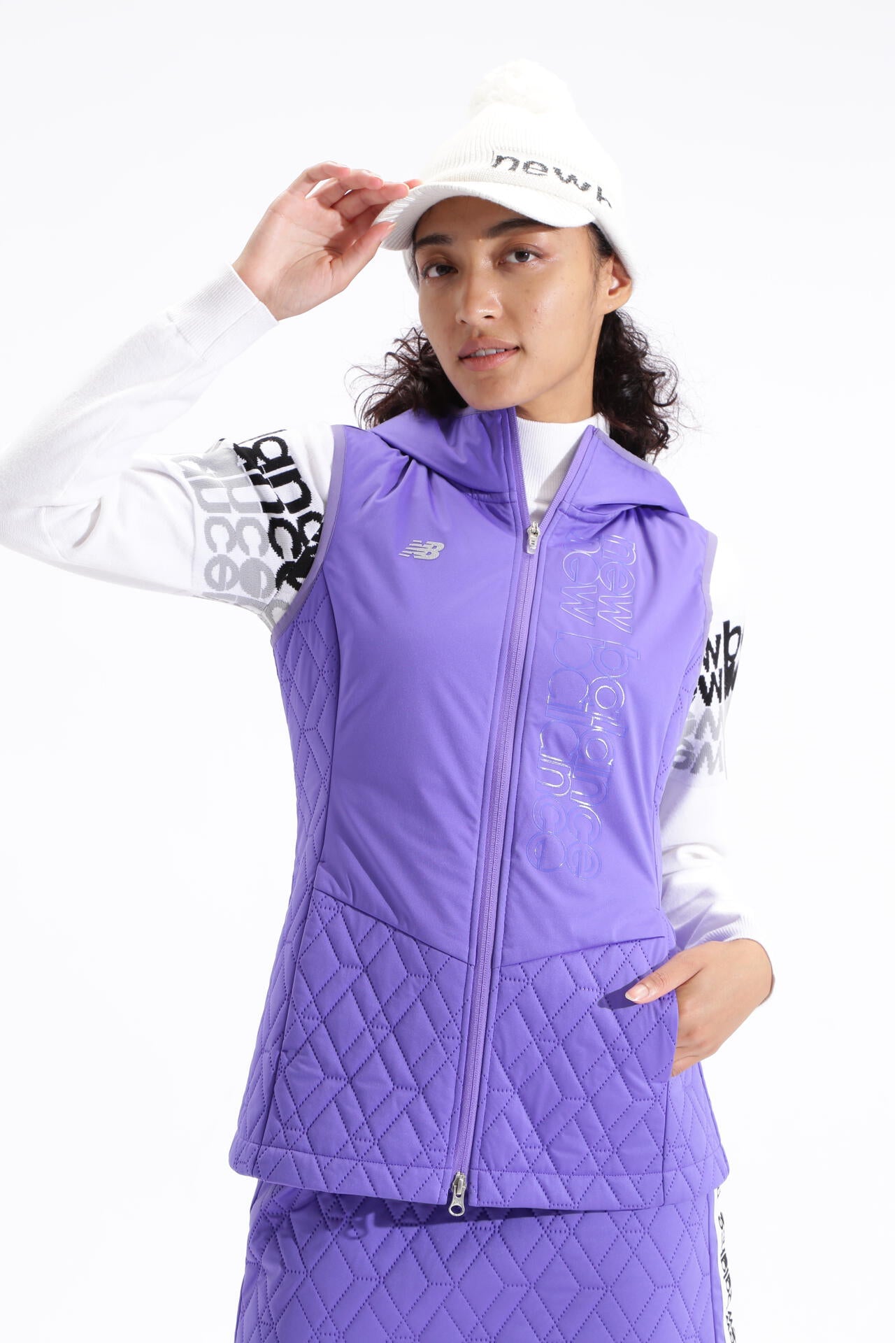 3Dダイヤキルト ロングベスト (WOMENS SPORT) | new balance golf
