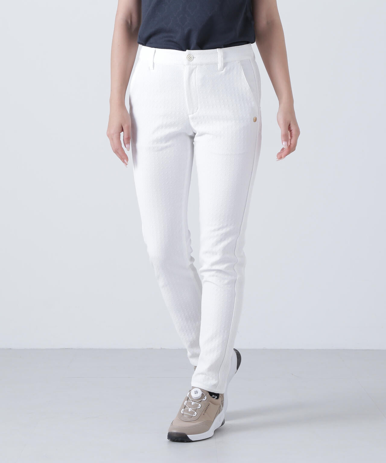 クレストジャガードストレッチパンツ (WOMENS) | St ANDREWS（セント