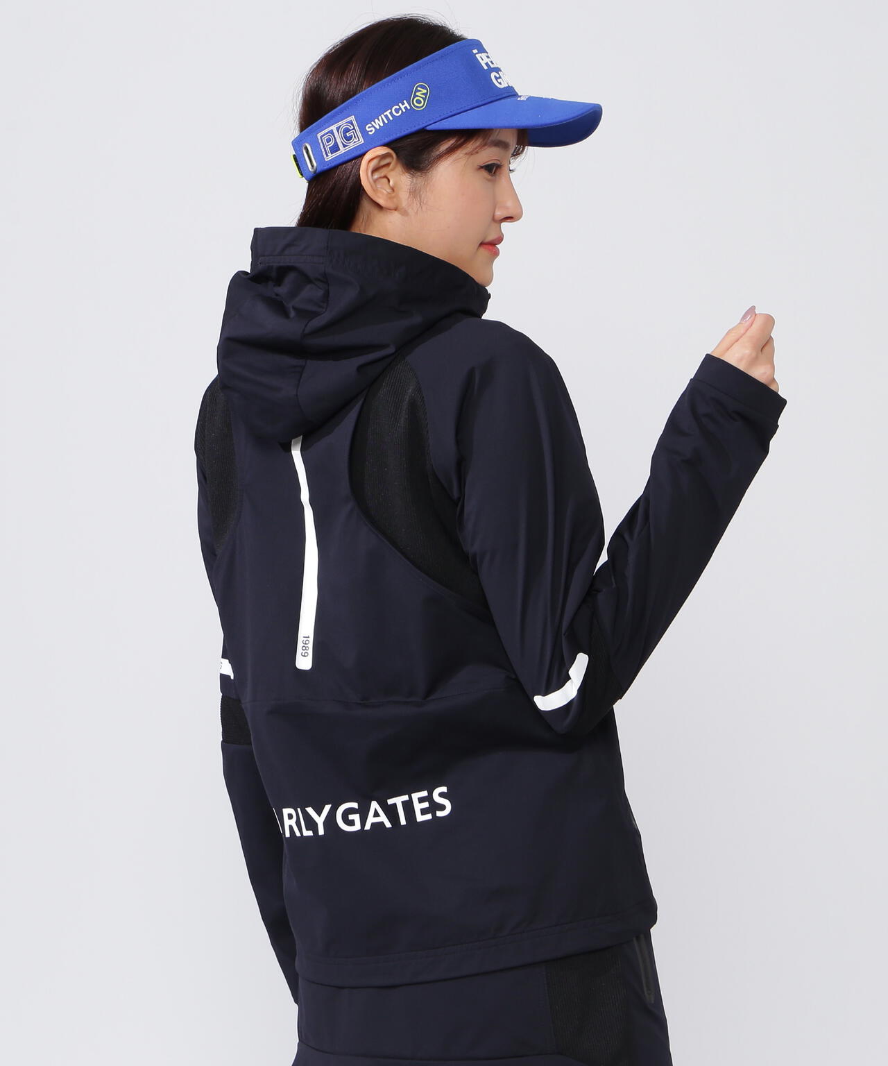 パーリーゲイツ♡コート♡アウター♡ネイビー♡ワッペン♡L 【公式通販】