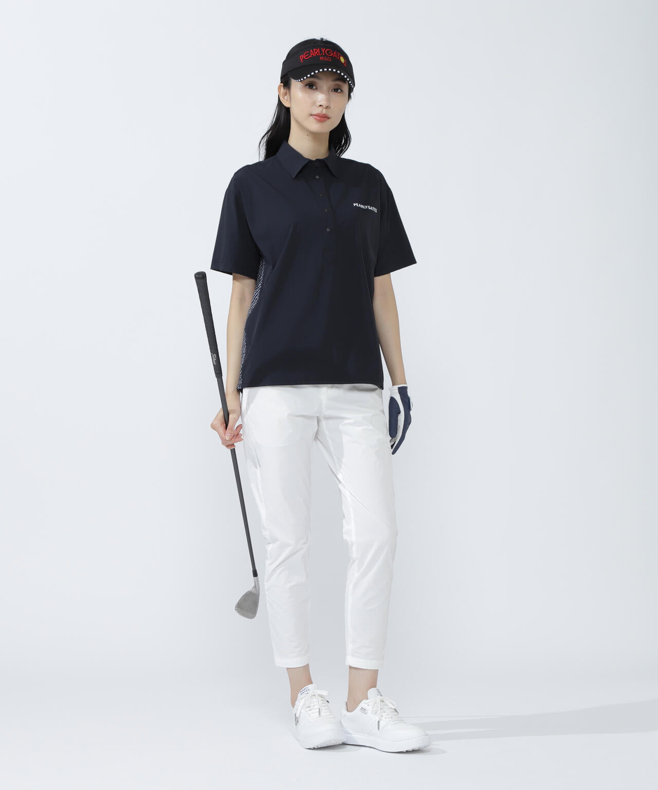 ナイロンアクティブストレッチ半袖ポロシャツ | PEARLY GATES