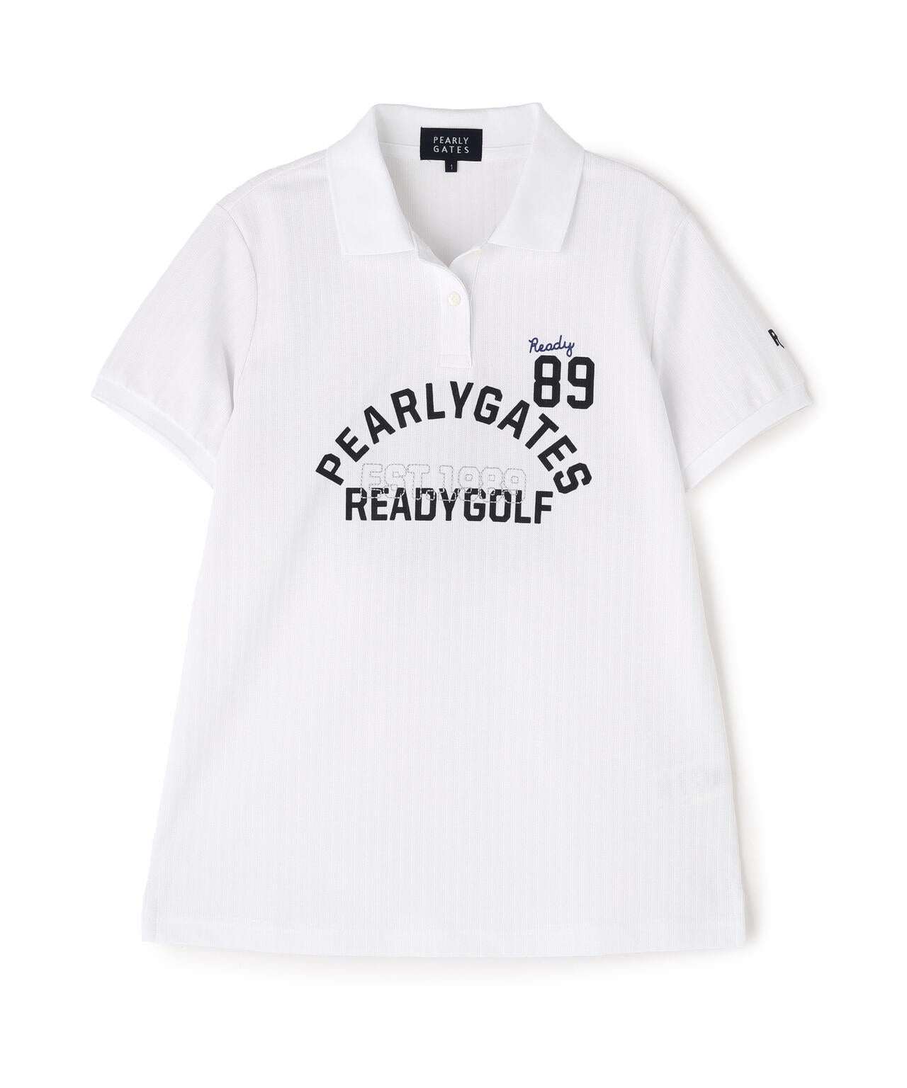 裏カノコストライプ調半袖ポロシャツ | PEARLY GATES（パーリーゲイツ