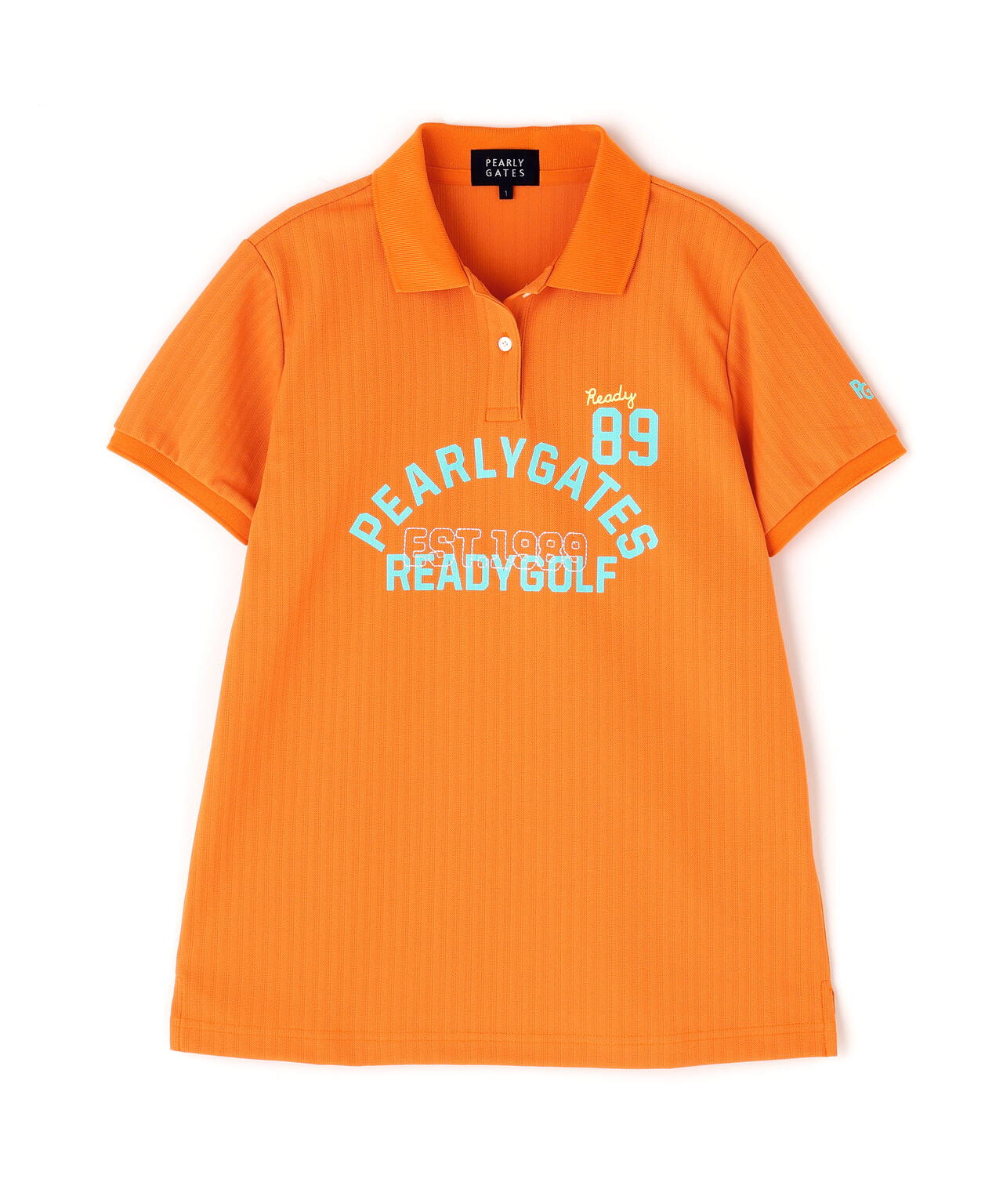 裏カノコストライプ調半袖ポロシャツ | PEARLY GATES（パーリーゲイツ